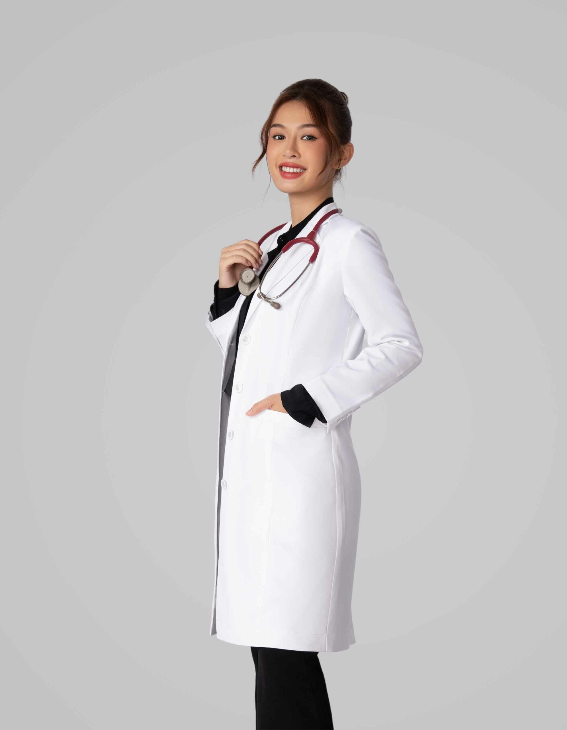 Lab coat JS - Nữ (mẫu Nhật) - Hình ảnh 3